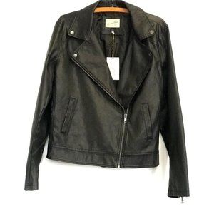 Faux Leather Jacket